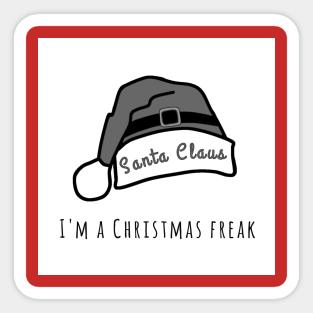 Christmas freak Sticker